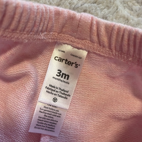 (3 for $10) carters pink sweats - Picture 3 of 3